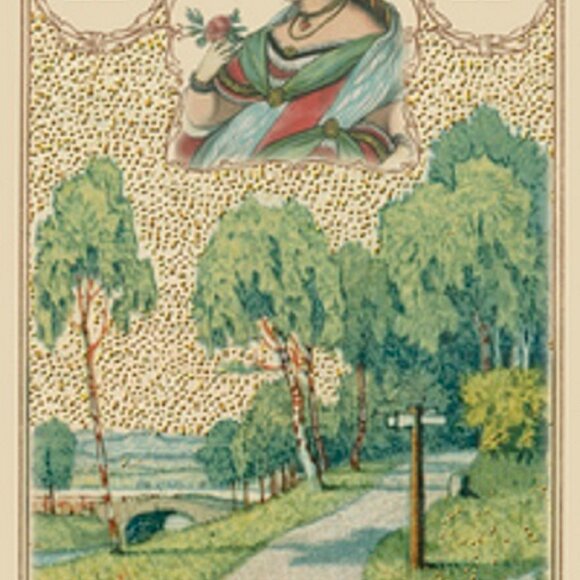 Golden Lenormand Oracle Set, Gold Foil, beginner tarot, deck and guidebook, bord - Picture 5 of 5